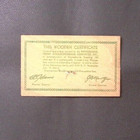 1947 Waynesboro Pennsylvania Sesqui-centennial Wooden Nickel John B Rogers Z7283