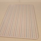 Dry Erase Board Two Sided Lined plain 9  X 12 