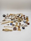 Vintage Cufflinks Tie Clips Lot 62pc Swank Mid Century Men s Jewelry Mixed