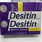 Desitin Maximum Strength Diaper Rash Zinc Oxide Cream 4oz Lot Of 8 New Exp 07 25