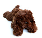 Fao Schwarz Mix Pups Brown Doodle Lying Plush Stuffed Animal Adopt A Pets 22 