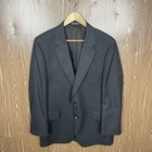 Ralph Di Benedetto 3 Piece Suit Mens 40r 36x29 Brown Striped Wool Vest Pants Usa