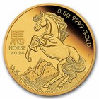 2026 Australia 1 2 Gram Gold Lunar Horse Pf In Card  series Iii 