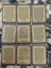 Blizzcon 2014 - Hearthstone Hero Class Set Of 9 Card - Warcraft  Blizzard