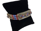 Unisex Nepal Tibetan Handmade Coral   Turquoise Bracelet Tibetan Silver 7 50    