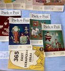 1962 - 1963 Vintage Pack O Fun The Only Scrap-craft Magazine Lot Of 11
