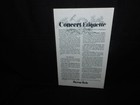 1983 Metropolitan Opera House Program Signature Of 2 Opera Singer - 100  Orig 