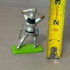 Vintage Deetail Britains Medieval Knight Toy Figure England 1971 Sword Silver Uk