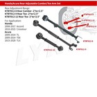 Lykt 6x Rear Camber Control Arm  Kit For Honda Accord   crosstour acura Tl   tsx   tlx
