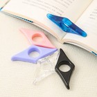 Book Holder Thumb Ring Rotating Ergonomic Support Reading Tool Bookmark Page