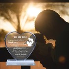 Dad Gifts For Fathers Day From Daughter Son Wife  K9 Crystal 