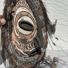 Vintage Ancestral Spirit Mask  Sepik River Papua New Guinea Tribal Gable Mwai