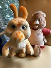 Teddy Ruxpin And Grubby Not Working With Books  Cassettes  Cord And Poster