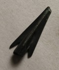 Rare Genuine Ancient Celtic Scythian Greek Triple Blade Barbed Arrowhead Opening