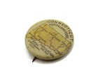Connecticut State Pin Button Pepsin Gum Antique Whitehead Hoag Newark