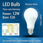 4 Pack A19 Led Light Bulbs 12w E26 Base Dimmable Bulbs For Bedroom Living Room