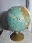 Vtg Replogle World Nation Series Raised Relief Topographical 12  Globe 