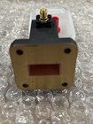 Wr75 Waveguide To Coaxial Adapter With Sma Connector With 2in Offset