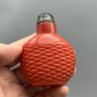 Collection Chinese Old Beijing Glaze Carved Exquisite Bottle