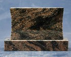 Headstone Granite Aurora Concave Pet Gravestone Tombstone Marker Mn-177