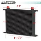 Universal 30 Row An10 Aluminum Engine Oil Cooler  Filter Adapter  7  Fan Kit