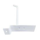 6  Slatwall Hooks  White  Hanger Display display Panel Hooks Wire Metal 2pc Set