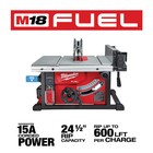 Milwaukee 2736-21hd M18 Fuel 18v 8-1 4-inch Cordless One-key Table Saw Kit