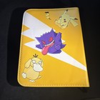 Pok  mon Trading Card Binder - Pikachu Gengar Psyduck - 2x2 Holds 800 Cards
