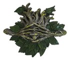 Celtic Greenman See  Hear  Speak No Evil Sculpture Wall Plaques Set Of 3