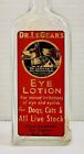 Dr  Legear s Eye Lotion For Dogs   Cats Antique Medicine Bottle
