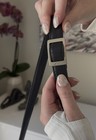 Derek Alexander Dark Navy Leather Crossbody Shoulder Bag