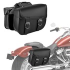 Nomad Leather Motorcycle Saddlebags Large Quick-easy Universal Fit Throw Over 