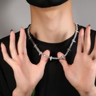 Hip Hop Black Panther Necklace Men s Zircon Necklace Gift Accessories