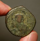 B27-73   Byzantine  Anonymous    Follis  Class B  1028-1034ad  Jesus With Gospels
