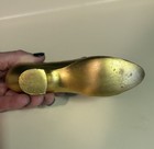 Antique Victorian Metal Shoe Pin Cushion