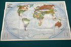 National Geographic The World Foldable Map 32 x20  2004