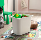 Ikea Trofast Storage Unit White-stained Pine white With Boxes Kids Organizer New