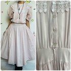80s Pink Lace Cottagecore Dress Edwardian Scott Mcclintock Babydoll Grunge     6