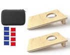 Cornhole Set  Cornhole Boards With 8 Bean Bags portable Game Set For 5   8 In