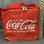 Red Insulated Coca Cola Soft Cooler Bag W  Shoulder Strap New Without Tags