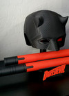 Daredevil Black Mask   Billy Clubs   Stand Cosplay Helmet Props Costume