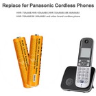6x Ni-mh Batteries Aaa Rechargeable 1 2 V 550 Mah For Panasonic Cordless Phone