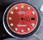 Rolex Quickset Datejust 36 Custom Red Dial For Ref  16234 16014 116234