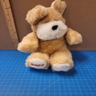Dan Dee Collector s Choice Plush Dog 2002 Stuffed Animal Toy Tan White 10 Inch