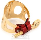 Bg Ld0 Duo Ligature For Bb Clarinet And Alto Saxophone - Gold Lacquered