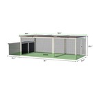 20 93ft   Large Wooden Chicken Coop With Nesting Box   Weatherproof Asphalt Roof