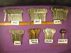 73 Pc New Old Stock Uncut Key Blanks Da 48  Da 25  Da 28  Da 21  Da 23  Nickle