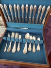 Lutz   Weiss German 800 Silver Seventy  70  Pc Flatware Set Lws1 2400 Grams Guc 