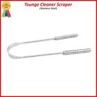 Tongue Scraper Cleaner Stainless Steel Dental Fresh Breath Cleaning Oral Tounge