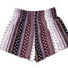 Boho Elastic Waist Shorts Size M